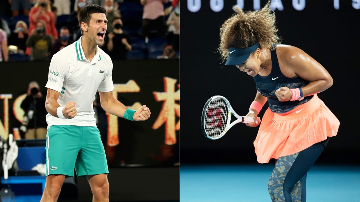 Australian Open: Novak Djokovic, Naomi final - Illustrated