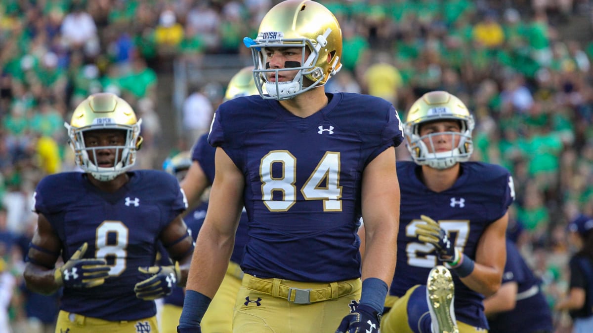 Good luck to Cole Kmet in his Notre - Notre Dame Football