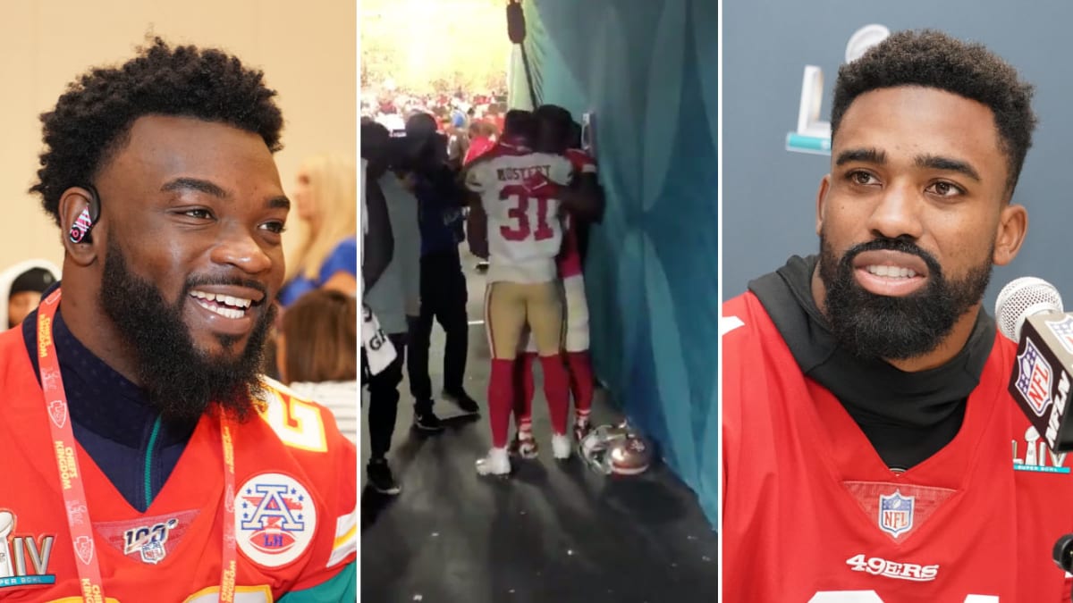 Chiefs' Damien Williams, 49ers' Raheem Mostert trade jerseys