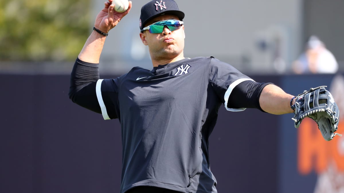 Giancarlo Stanton bats second in NY Yankees first spring training game