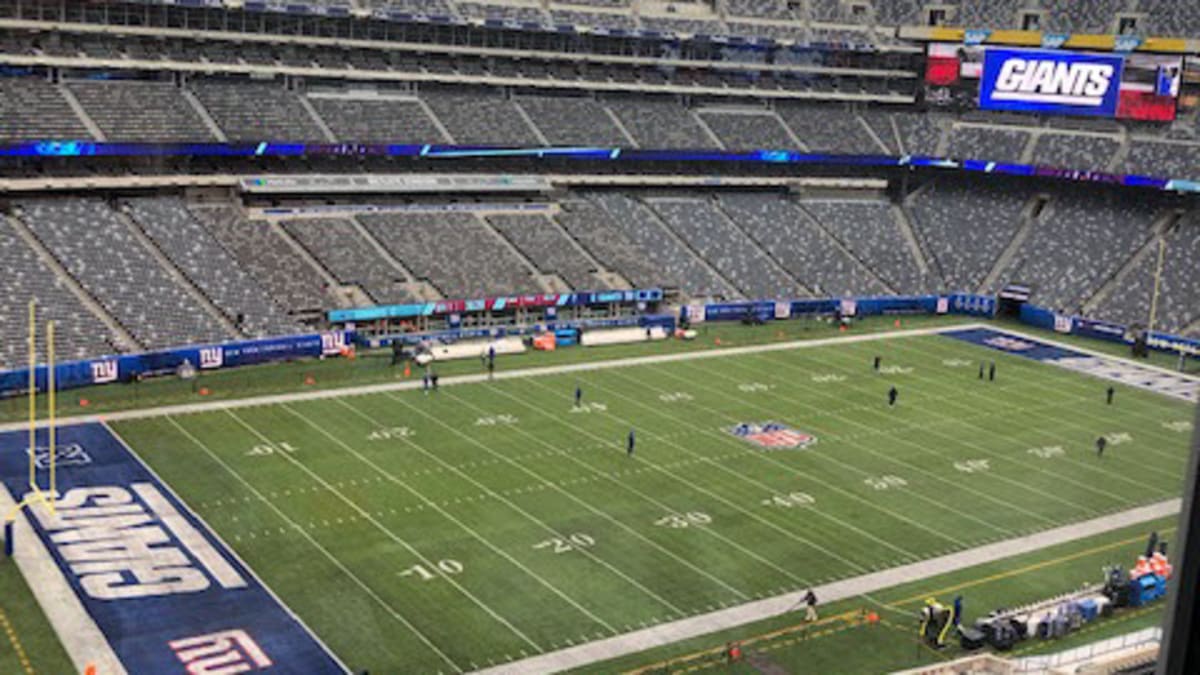 \ud83d\udcf8 Legacy end zones painted at MetLife Stadium