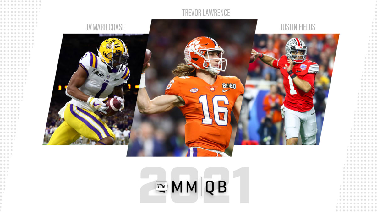 2021 Media Mock Draft, Penei Sewell, Paulson Adebo