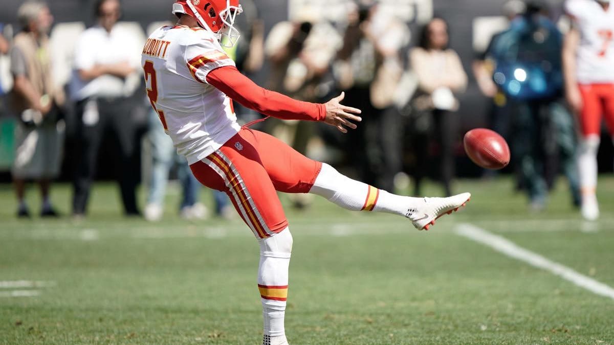 The Kansas City Chiefs - Dustin Colquitt is three regular season