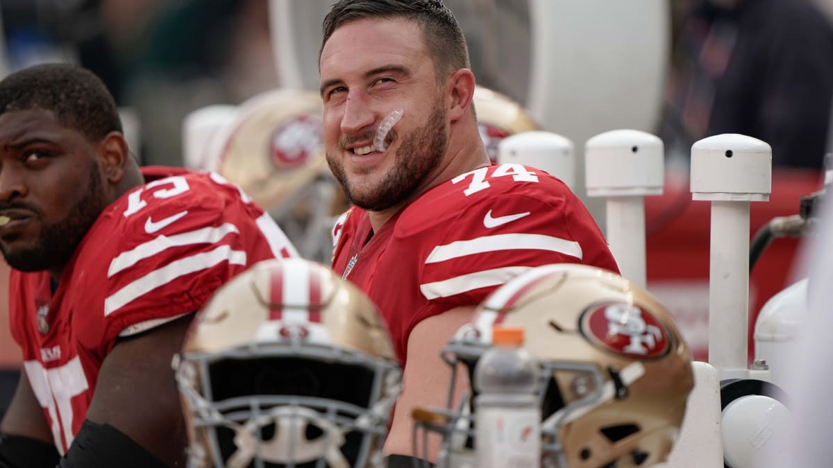 San Francisco 49ers offensive tackle Joe Staley (74) during 49ers