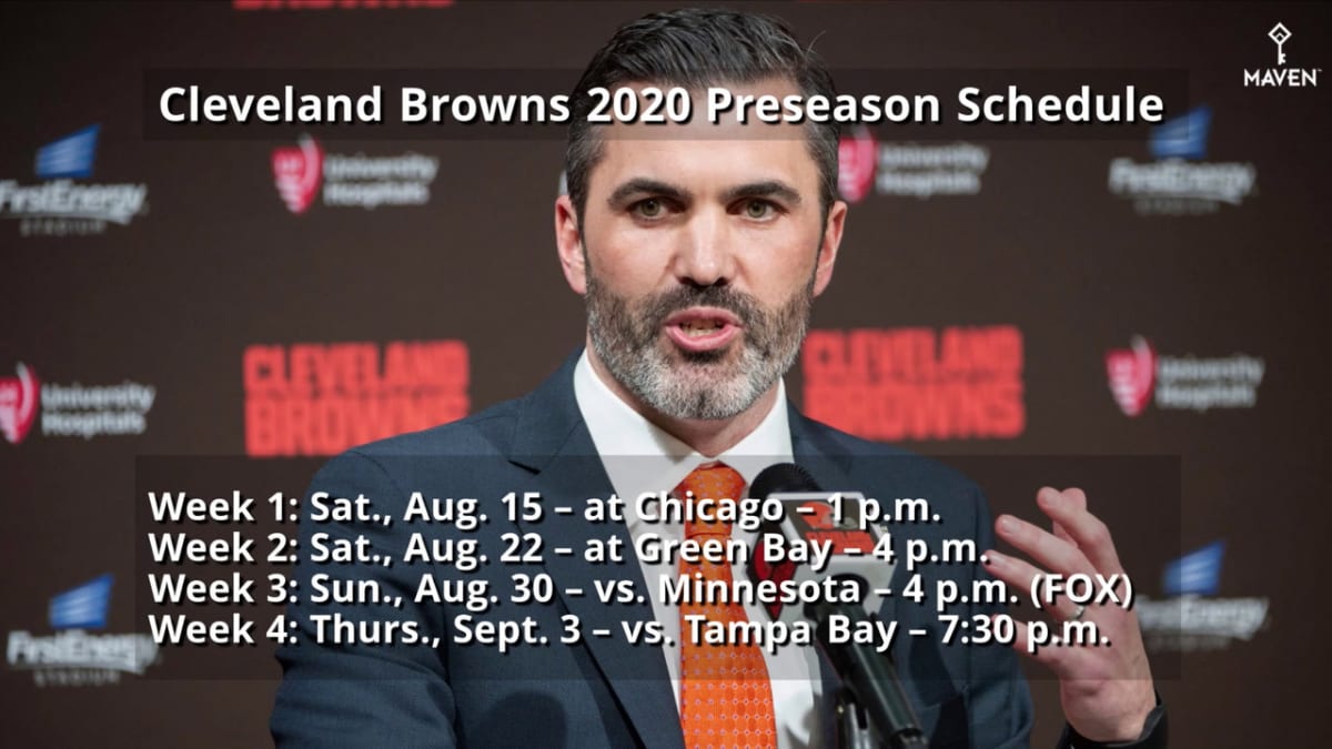 Cleveland Browns Official Preseason Schedule - Sports Illustrated Cleveland  Browns News, Analysis and More