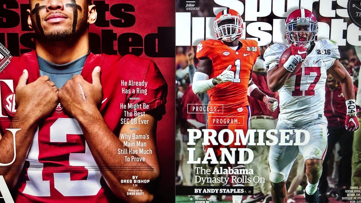 Alabama SI Cover Tournament-Tua Tagovailoa-Promised Land-Kenyan Drake - Sports  Illustrated Alabama Crimson Tide News, Analysis and More