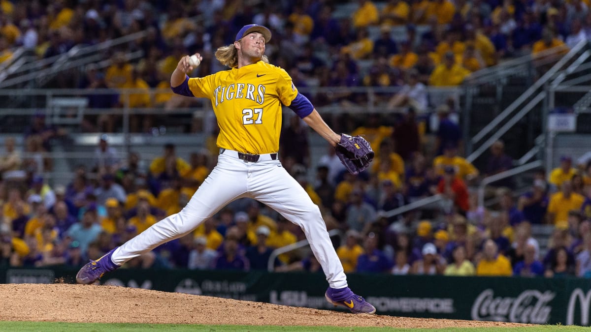 LSU baseball honors pitcher Matthew Beck with its honored No. 8 jersey