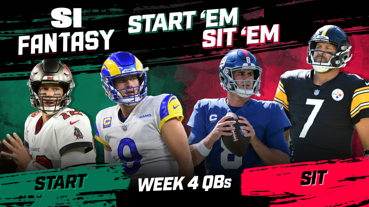 Week 4 Start 'Em, Sit 'Em: Michael Fabiano Sets Your Fantasy Lineup! 