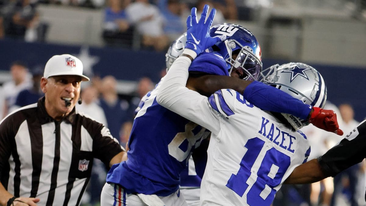 4 Cowboys fined for dirty play, taunting of New York Giants in Week 9