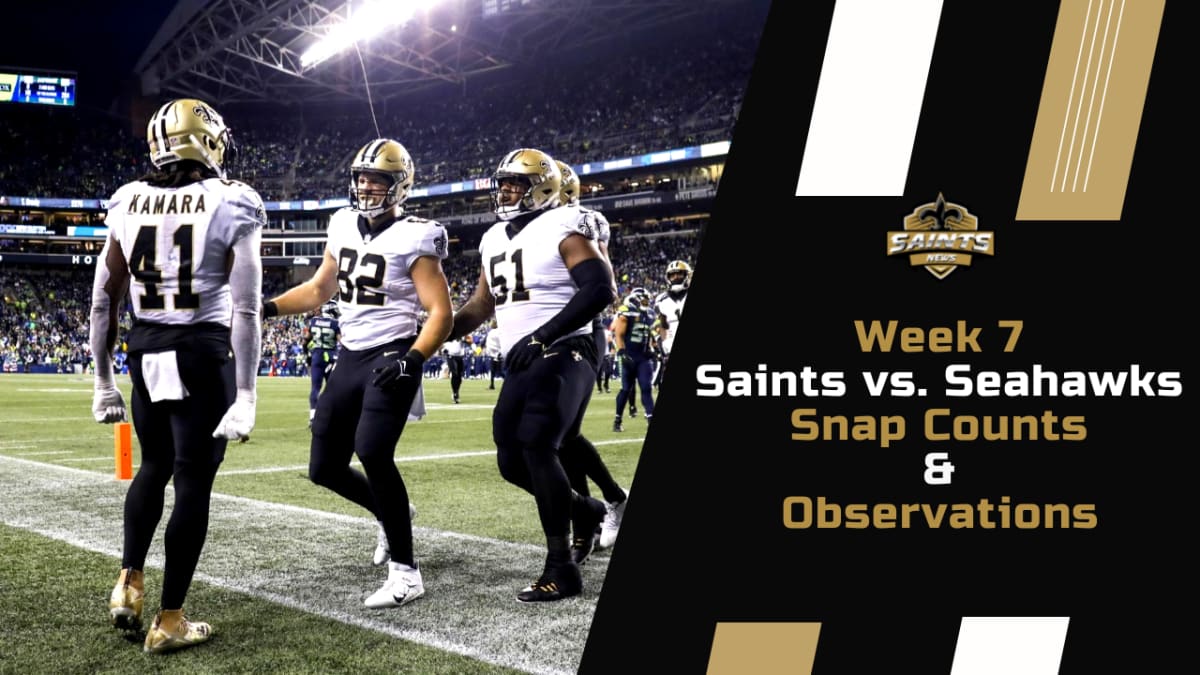 Week 7 Pregame Report: Saints vs. Seahawks - Sports Illustrated New Orleans  Saints News, Analysis and More