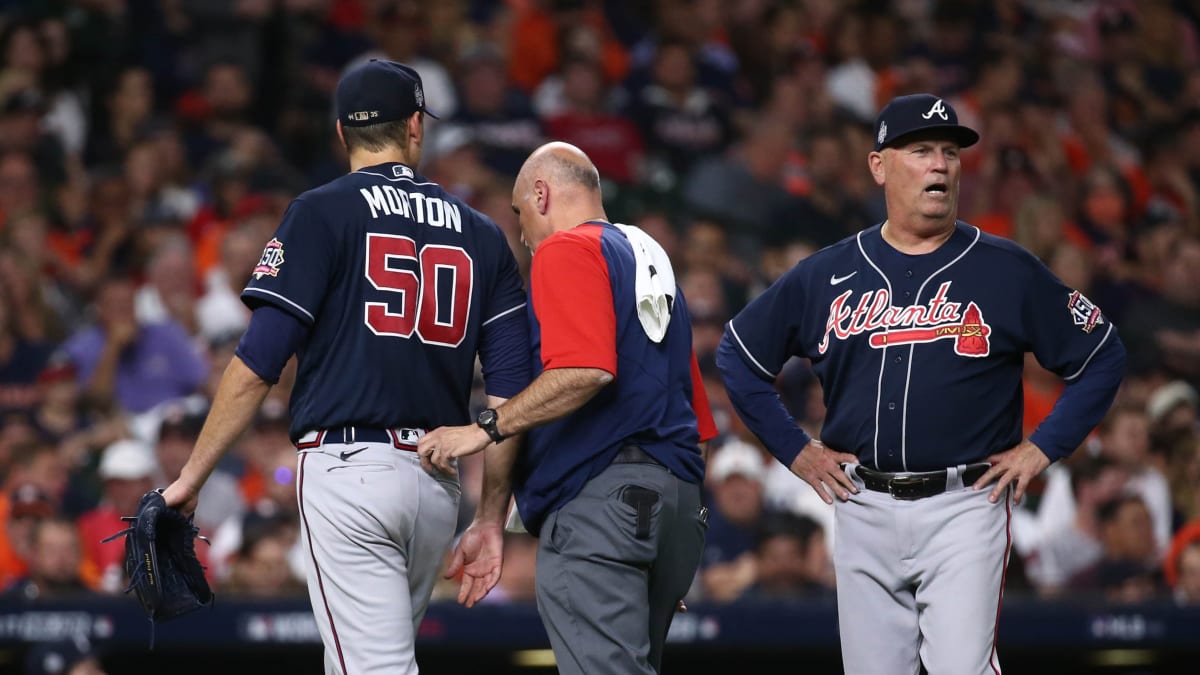 Atlanta Braves start fast in a 6-2 win over the Houston Astros in Game 1 of  the World Series, but they lose pitcher Charlie Morton to a broken leg –  The Morning Call