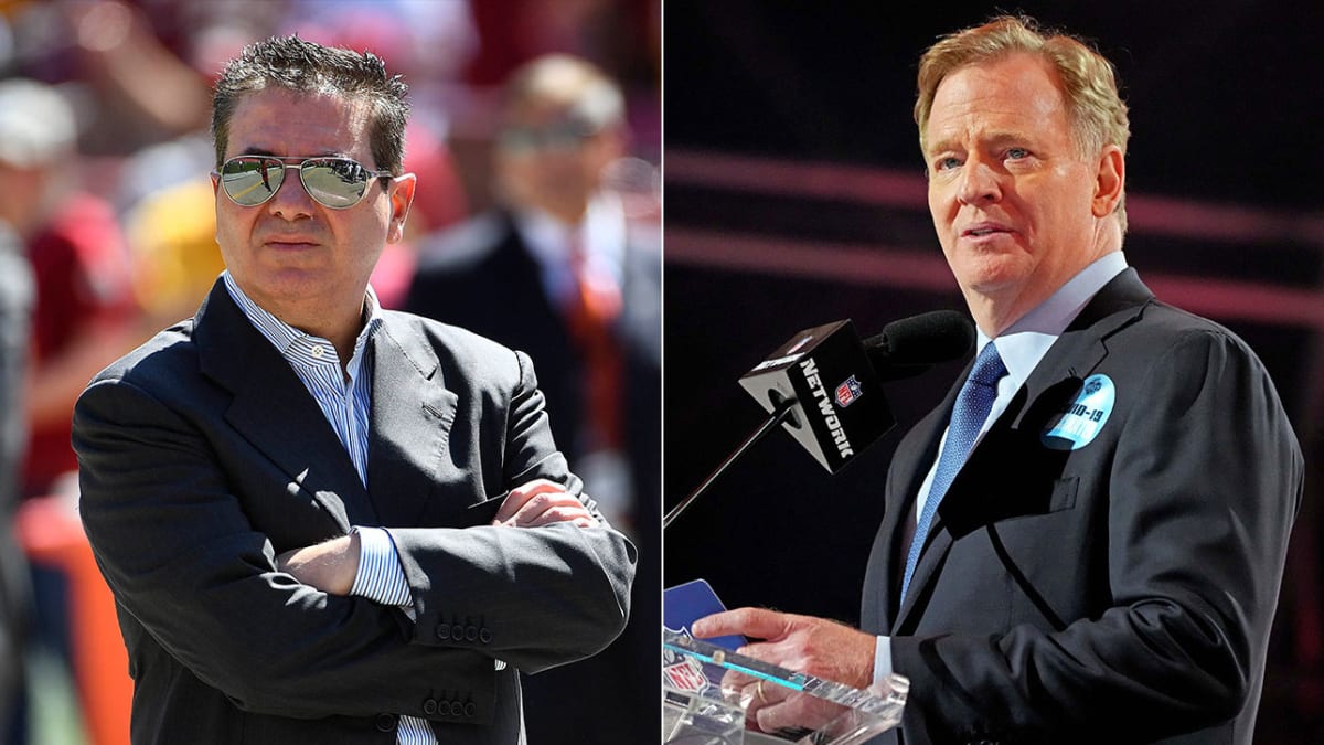 Roger Goodell Reacts To What Jim Irsay Said About Dan Snyder 