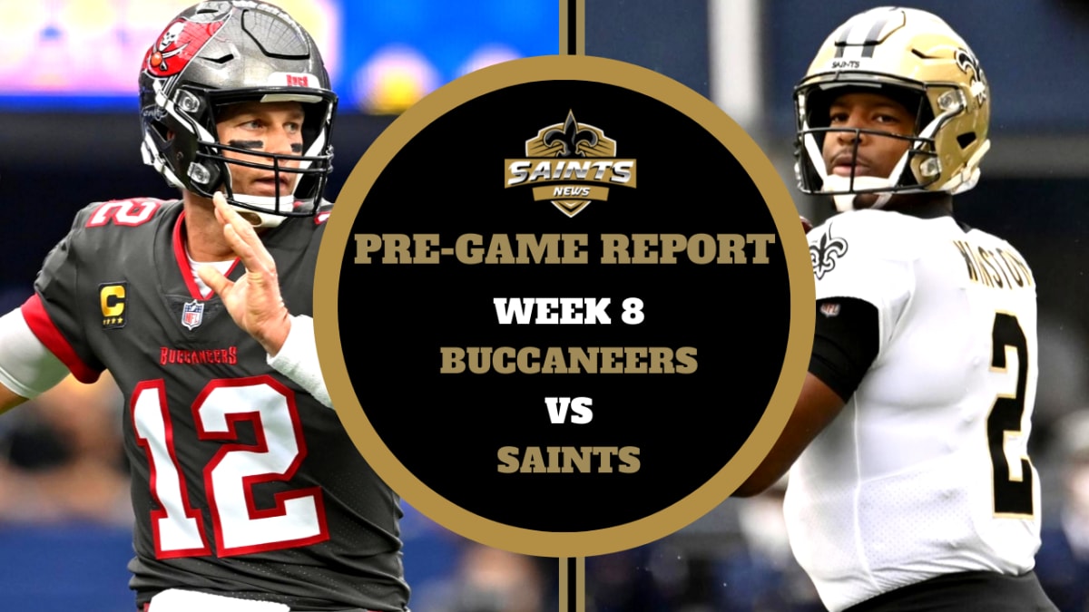 Buccaneers vs. Saints Week 8 Game Preview, Game & Broadcast Details, Key  Players, Top Storylines, Injury Updates