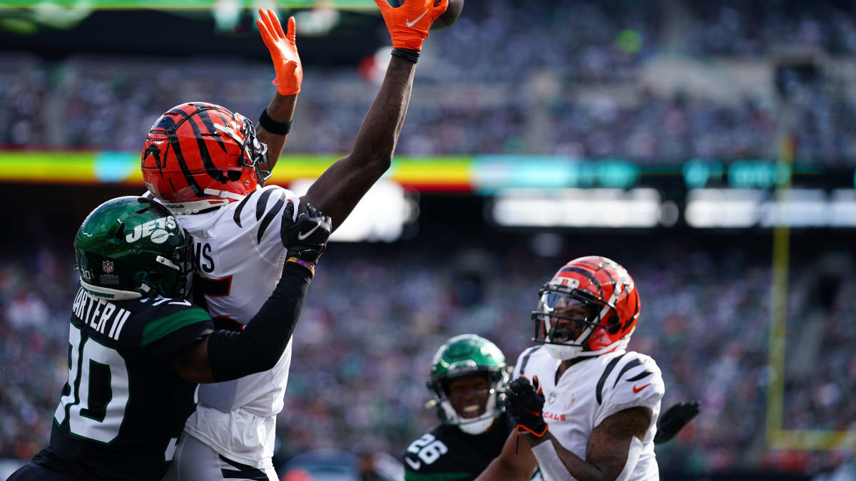 New York Jets Cornerback Ahmad 'Sauce' Gardner Praises Bengals Wide  Receivers: 'Tee Higgins Is Like That' - Sports Illustrated Cincinnati  Bengals News, Analysis and More