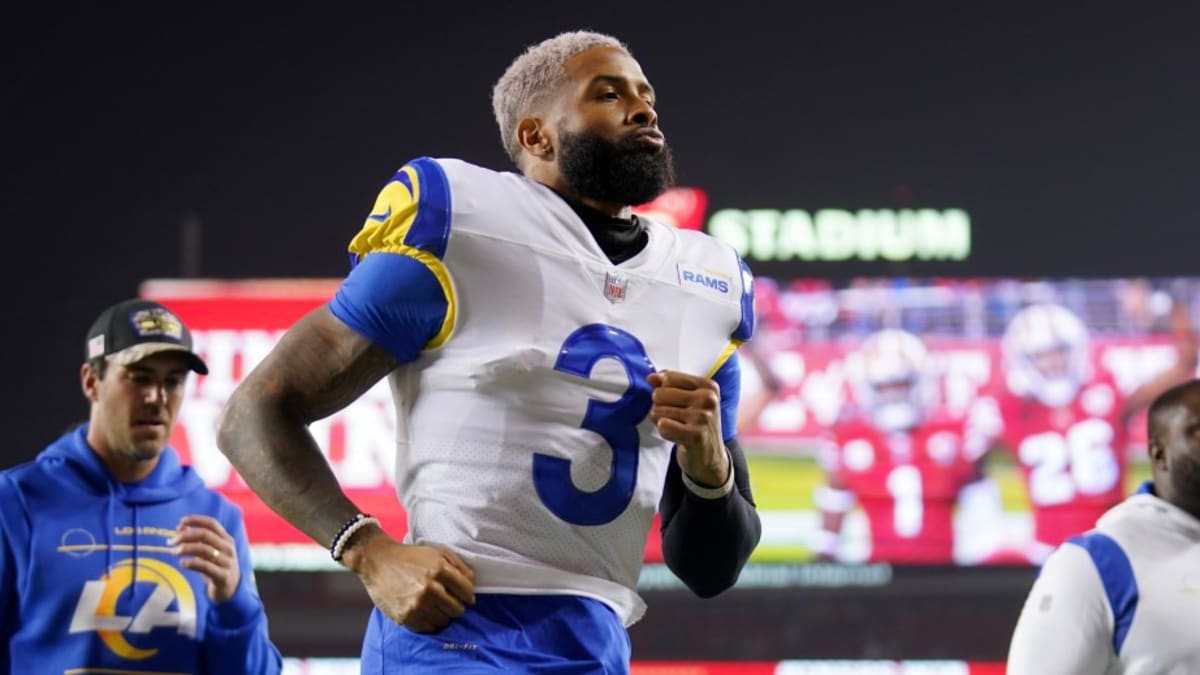 Odell Beckham Jr hypes up Rams-49ers beef ahead of MNF