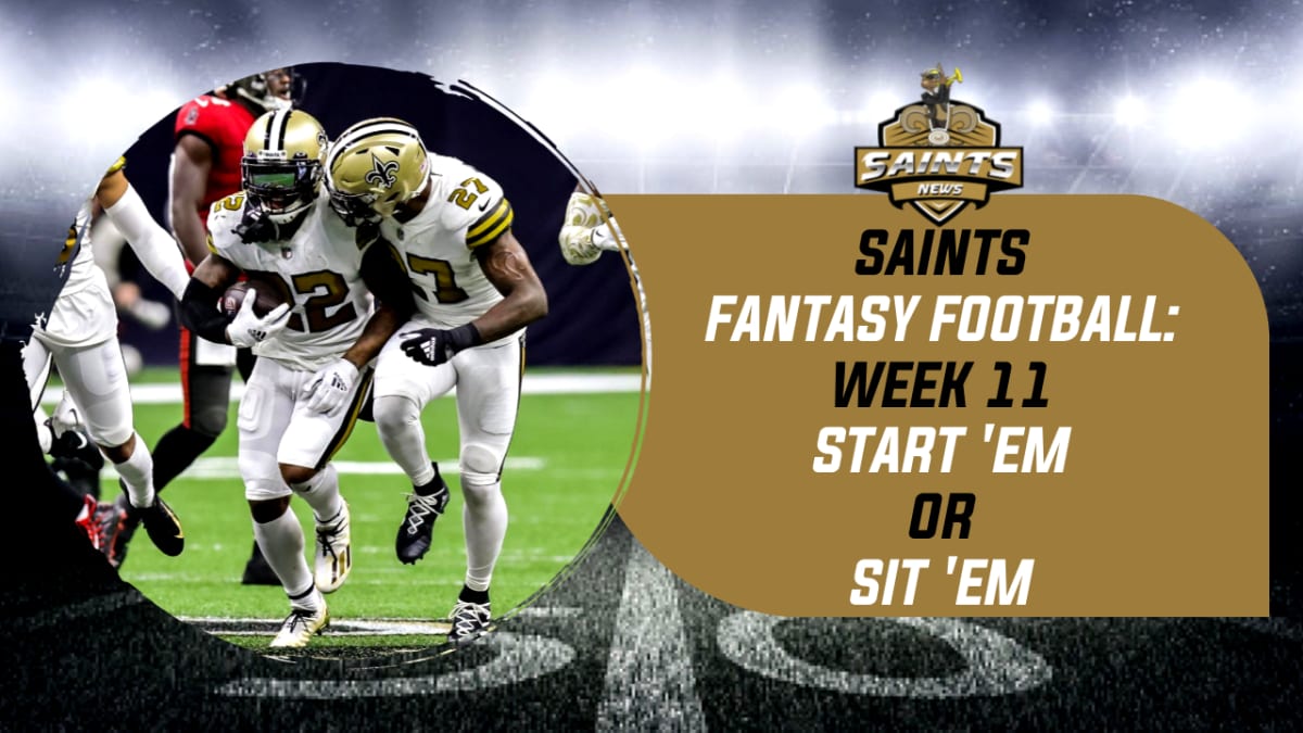 Saints-Bucs Fantasy Football Start'Em Sit'Em  Week 4 - Sports Illustrated New  Orleans Saints News, Analysis and More