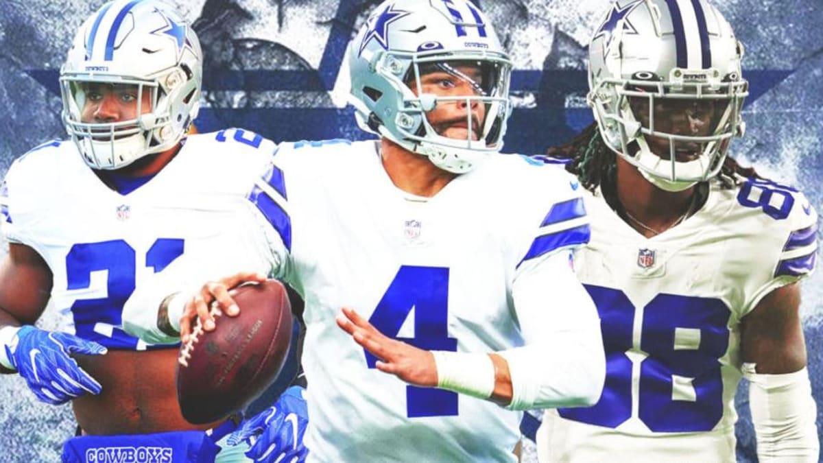 Amari Cooper Dak Prescott and Ezekiel Elliott Dallas Cowboys