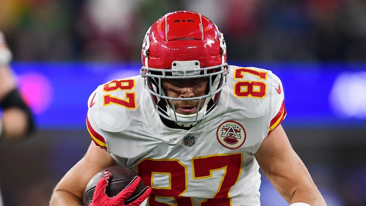 Travis Kelce Kansas City Chiefs AFC Championship Game 2021 Images