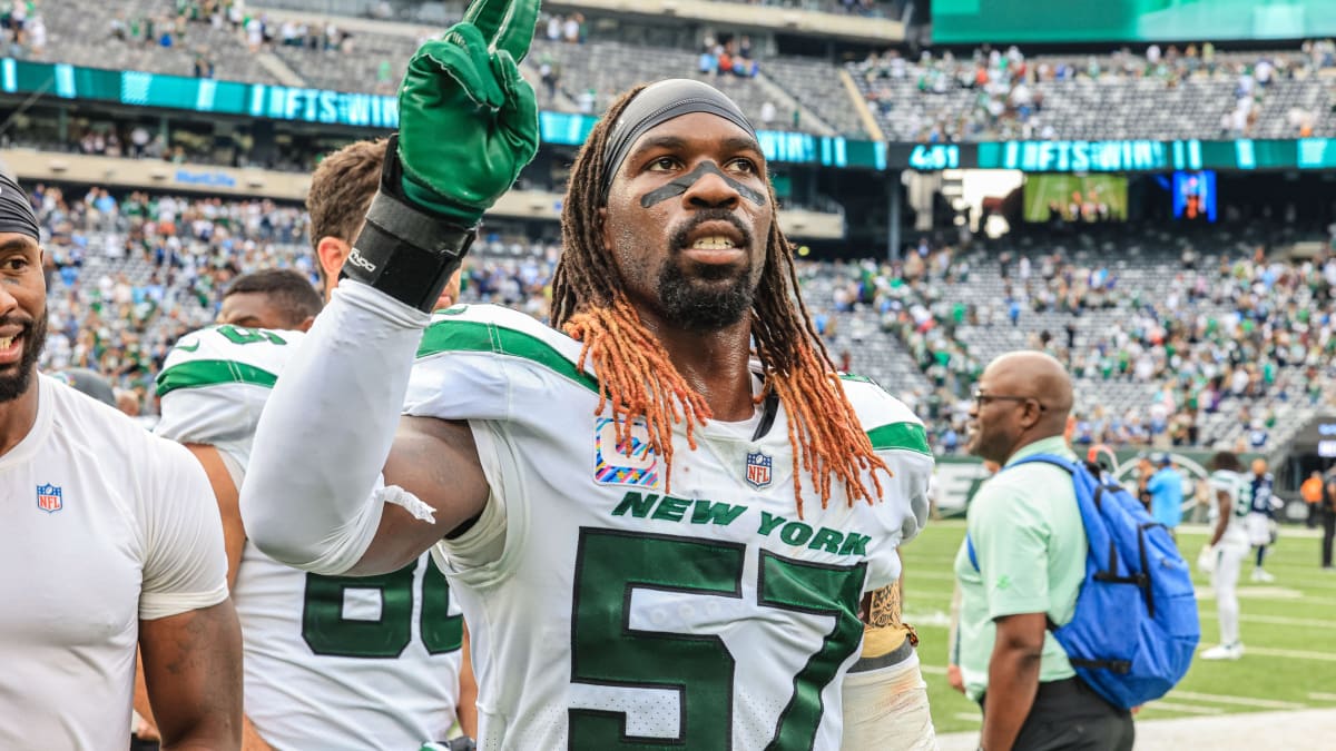 New York Jets linebacker C.J. Mosley (57) in action against the