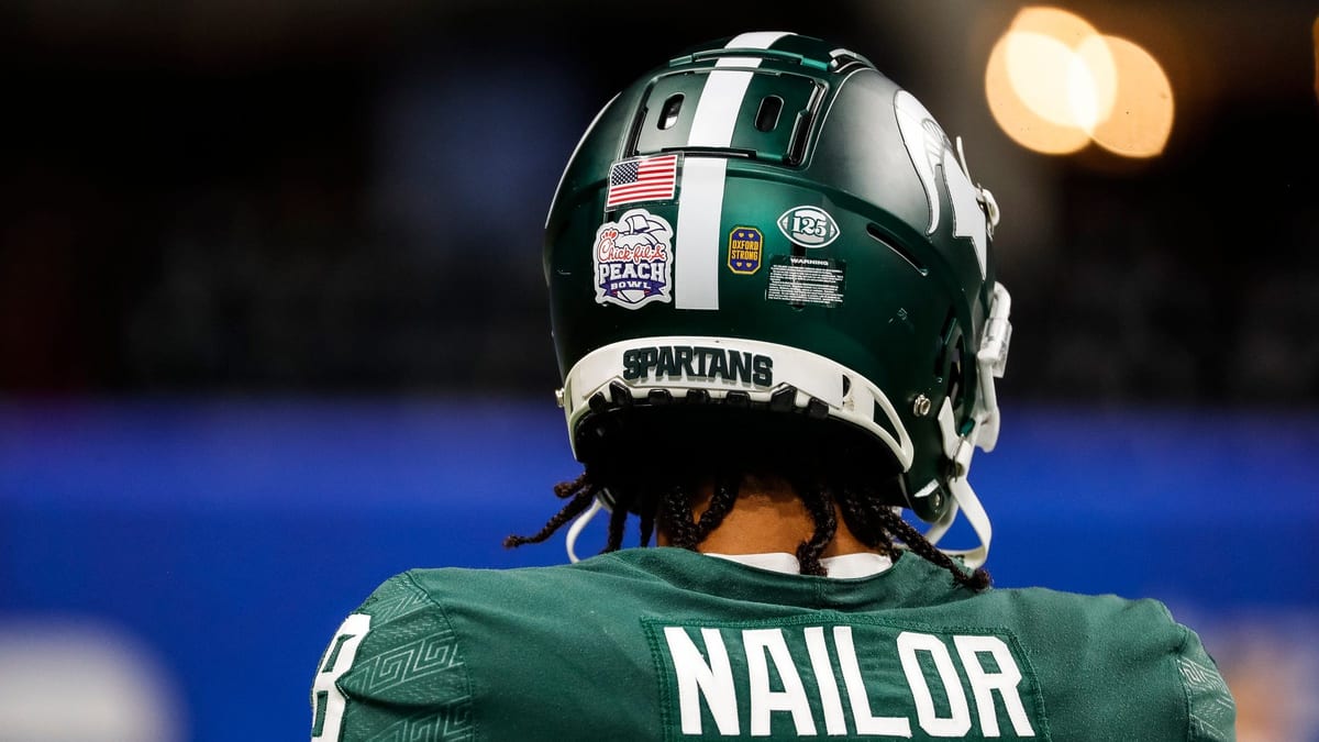 Michigan State WR Jalen Nailor announces he's leaving for NFL Draft