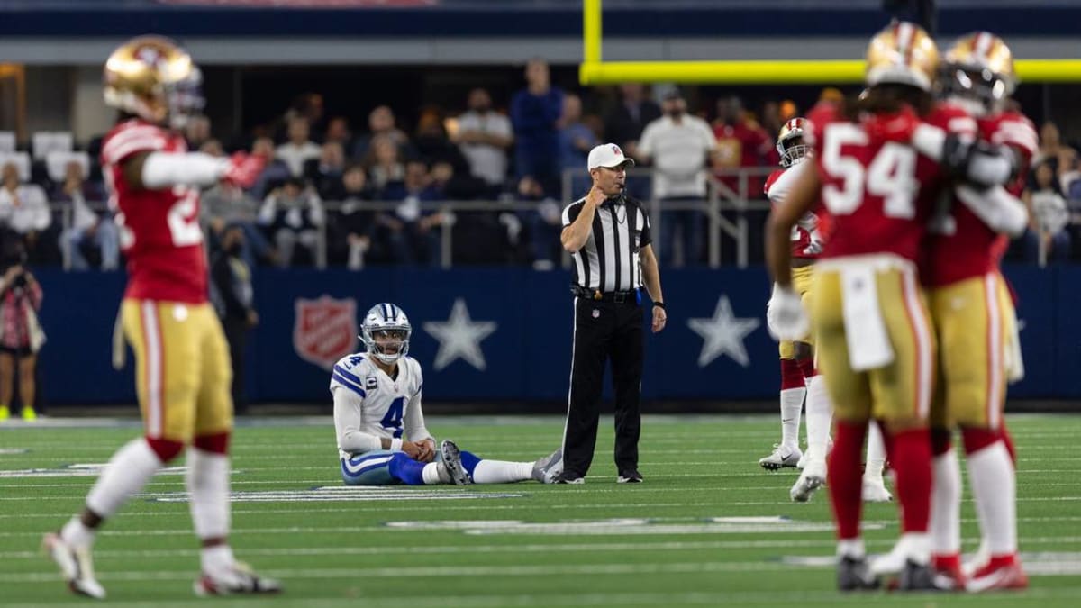 Final 2021 injury report for Cowboys-49ers wild-card matchup