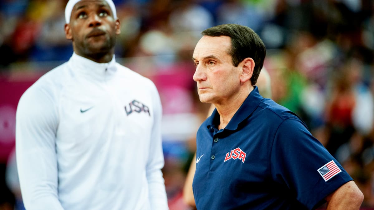 LeBron to Coach K in 2008 Olympics after Kobe was being selfish