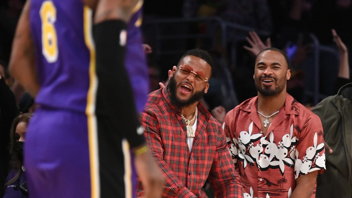 LeBron James Speaks To Rams' Aaron Donald's Greatness After He Attended  Lakers Game Against Jazz