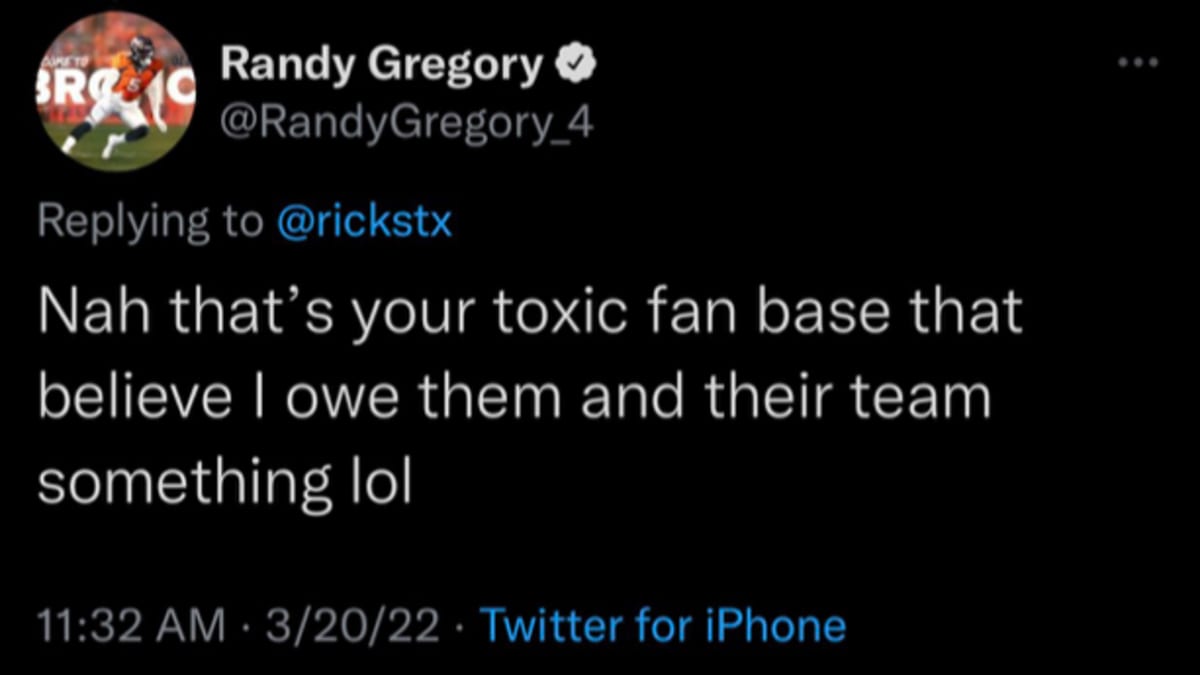 Randy Gregory rips Dallas Cowboys, 'toxic fan base' in Twitter rant