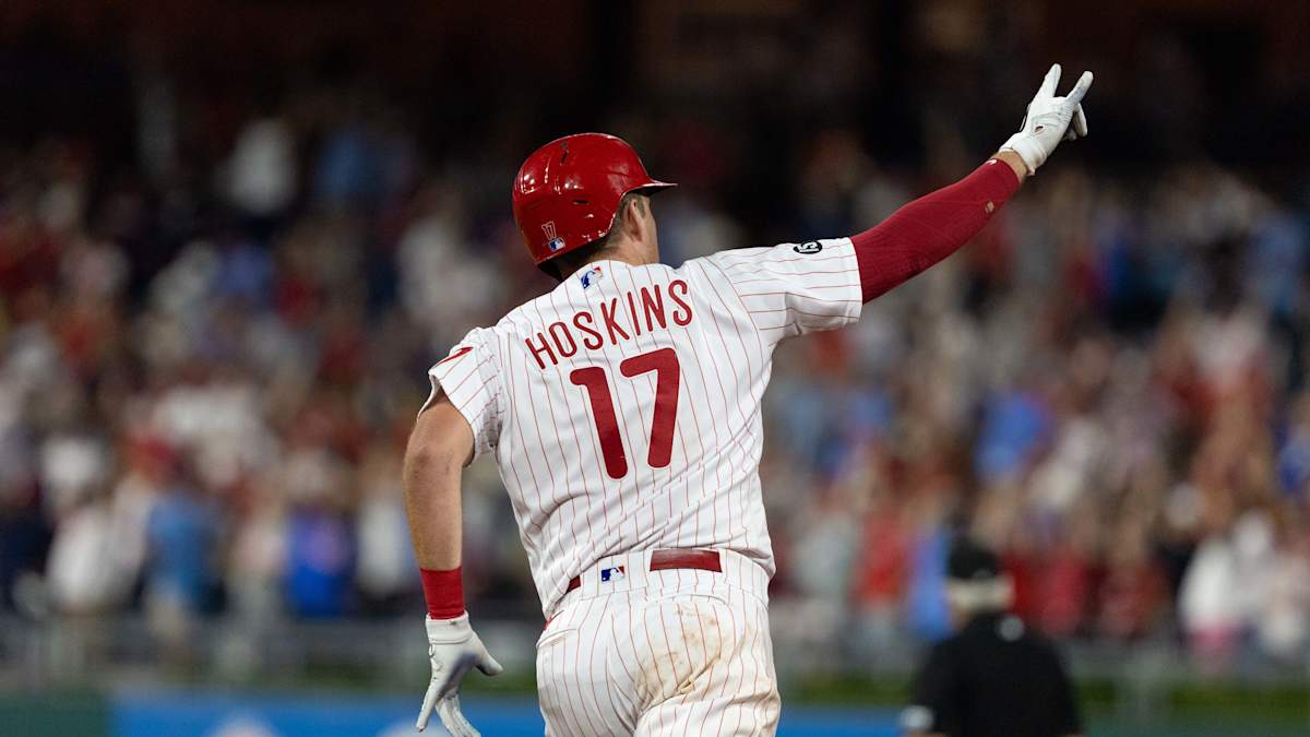 Phillies Notebook: Sizzling Rhys Hoskins earns a promotion in lineup – The  Times Herald