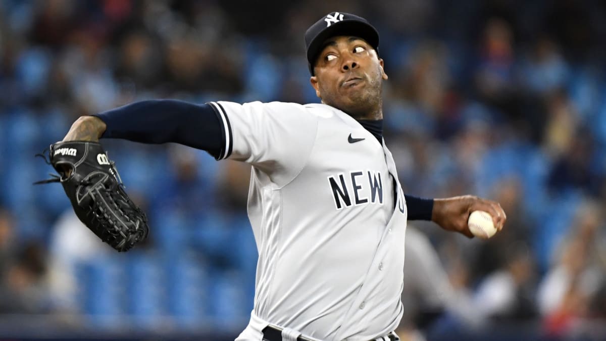 New York Yankees RP Aroldis Chapman Left Off ALDS Roster After Skipping  Workout - Sports Illustrated NY Yankees News, Analysis and More