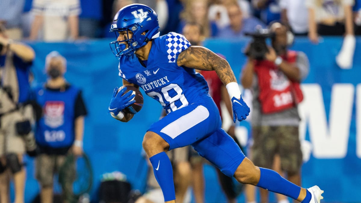 Ray Lewis' son Rahsaan Lewis excels for Kentucky football in practice