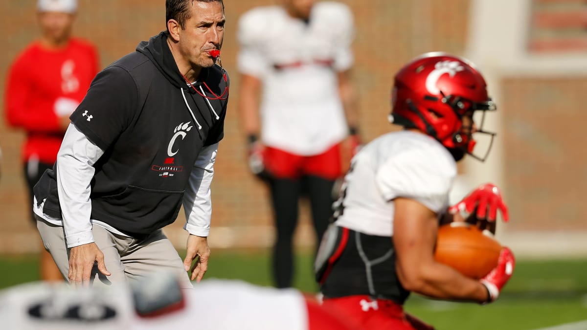 WATCH: UC football Day 1 training camp takes at Nippert Stadium