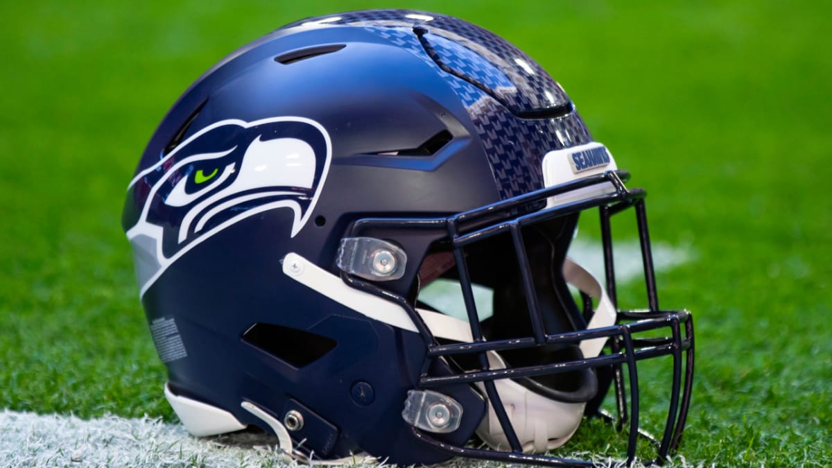 Seattle Seahawks Helmet Spotlight Photo Print - Item # VARPFSAARZ023