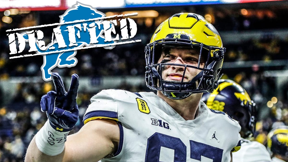 Aidan Hutchinson selected by Detroit Lions with 2nd overall pick in 2022  NFL Draft - Maize n Brew