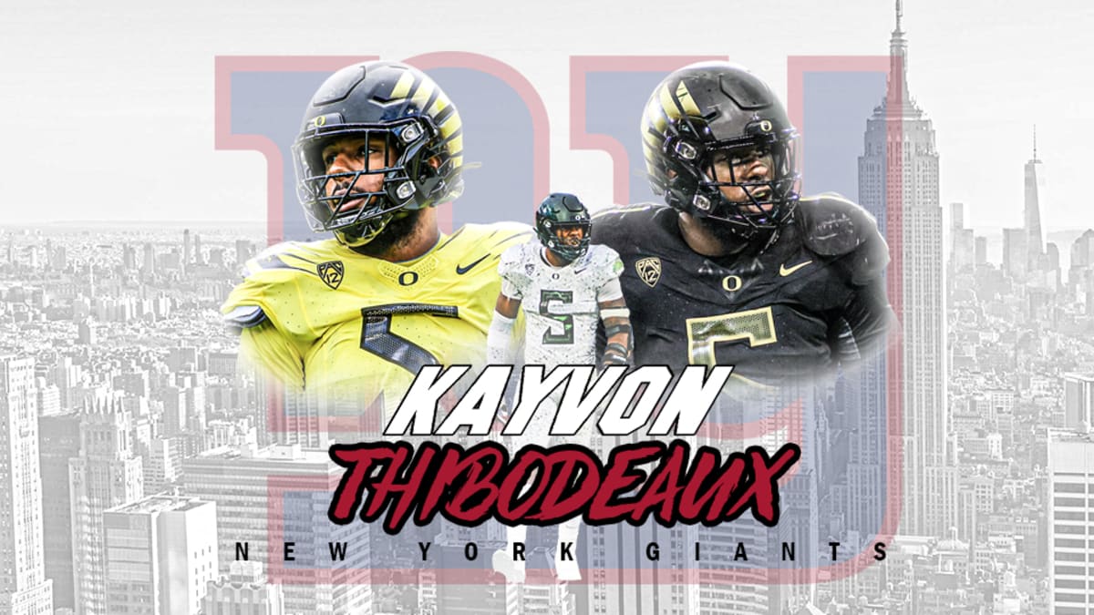 New York Giants Defensive End Kayvon Thibodeaux to Wear No. 5 in Rookie NFL  Season - Sports Illustrated Oregon Ducks News, Analysis and More