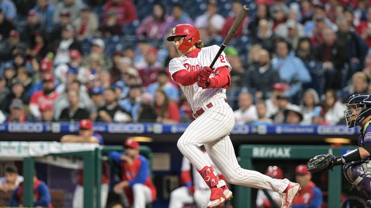 Is Alec Bohm's Hot Bat Pushing Rhys Hoskins out the Door Following the 2022  Season? - Sports Illustrated Inside The Phillies