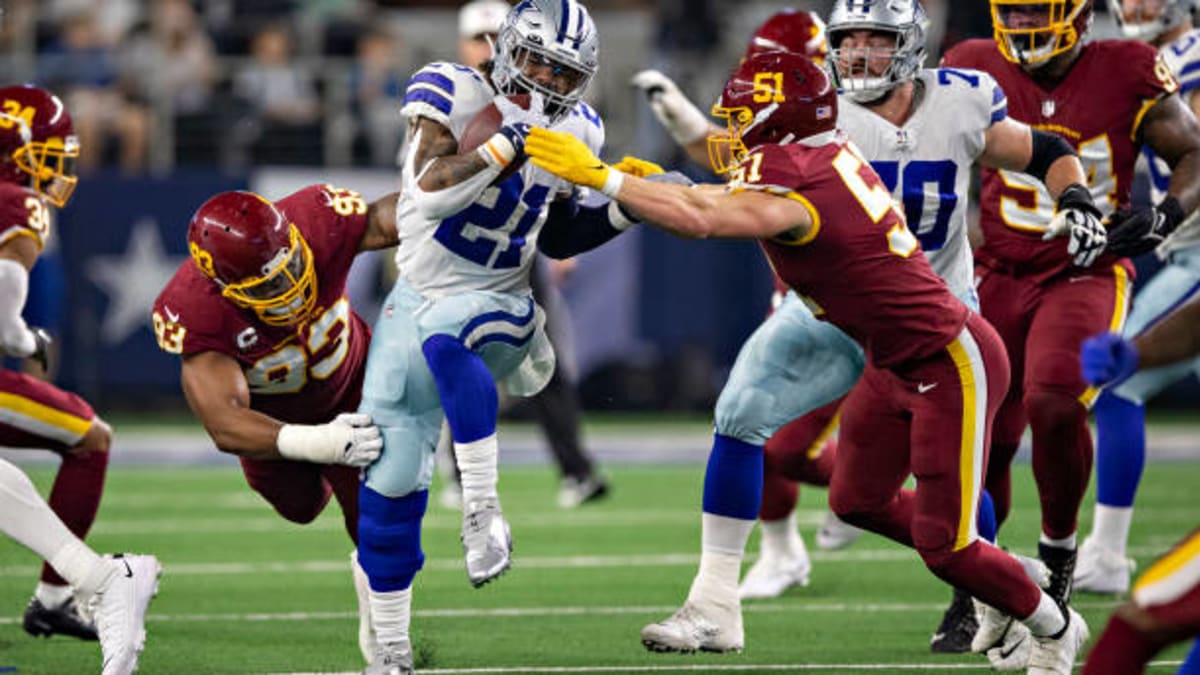 Washington Commanders Aiming to Disrupt Rhythm For Dallas Cowboys RB  Ezekiel Elliott - Sports Illustrated Washington Football News, Analysis and  More