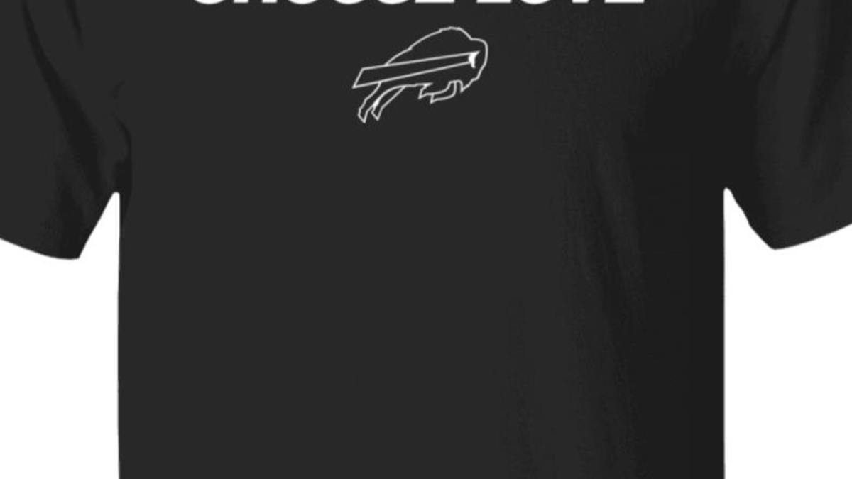 'Choose Love' shirts from Buffalo Bills, Sabres and Bandits raise $1