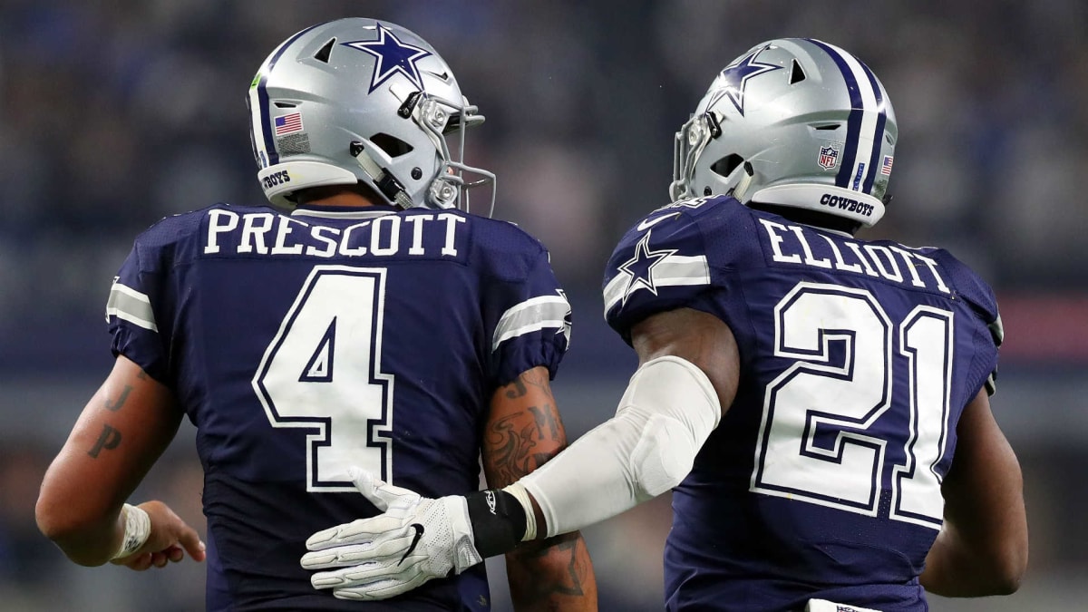 Dak Prescott, Ezekiel Elliott help Cowboys blow out rival Eagles