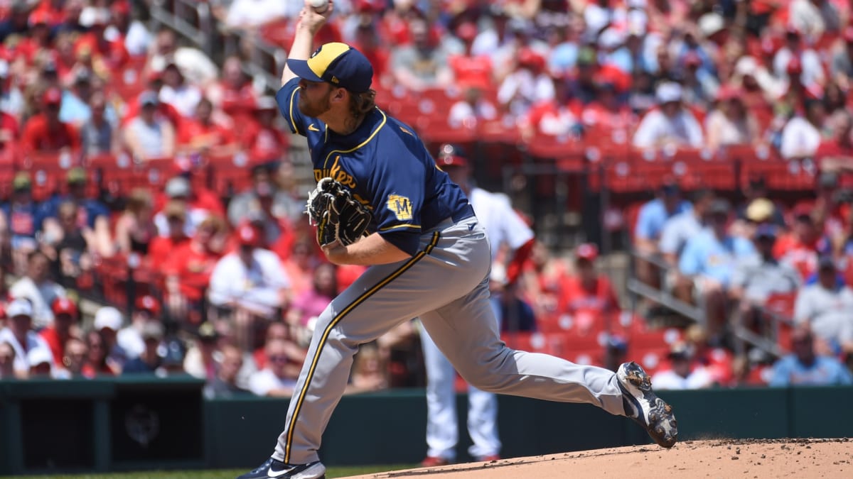 Corbin Burnes strikes out nine in Brewers victory