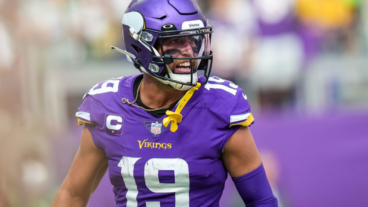 Vikings' Justin Jefferson Snubs Adam Thielen's 1-Handed TD Grab