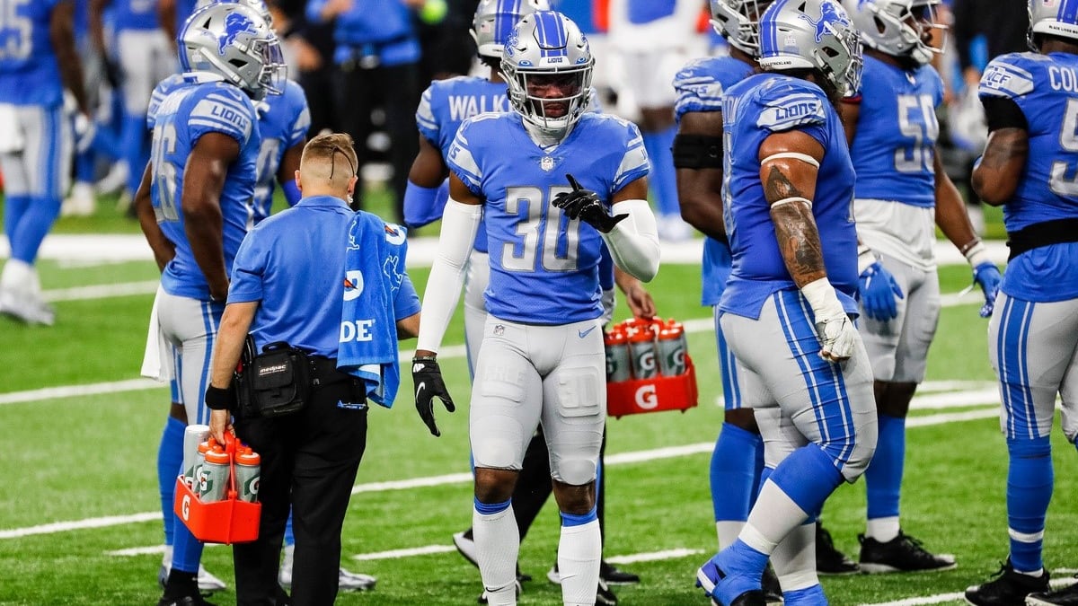 Detroit Lions' Jeff Okudah trending in right direction after 2 starts