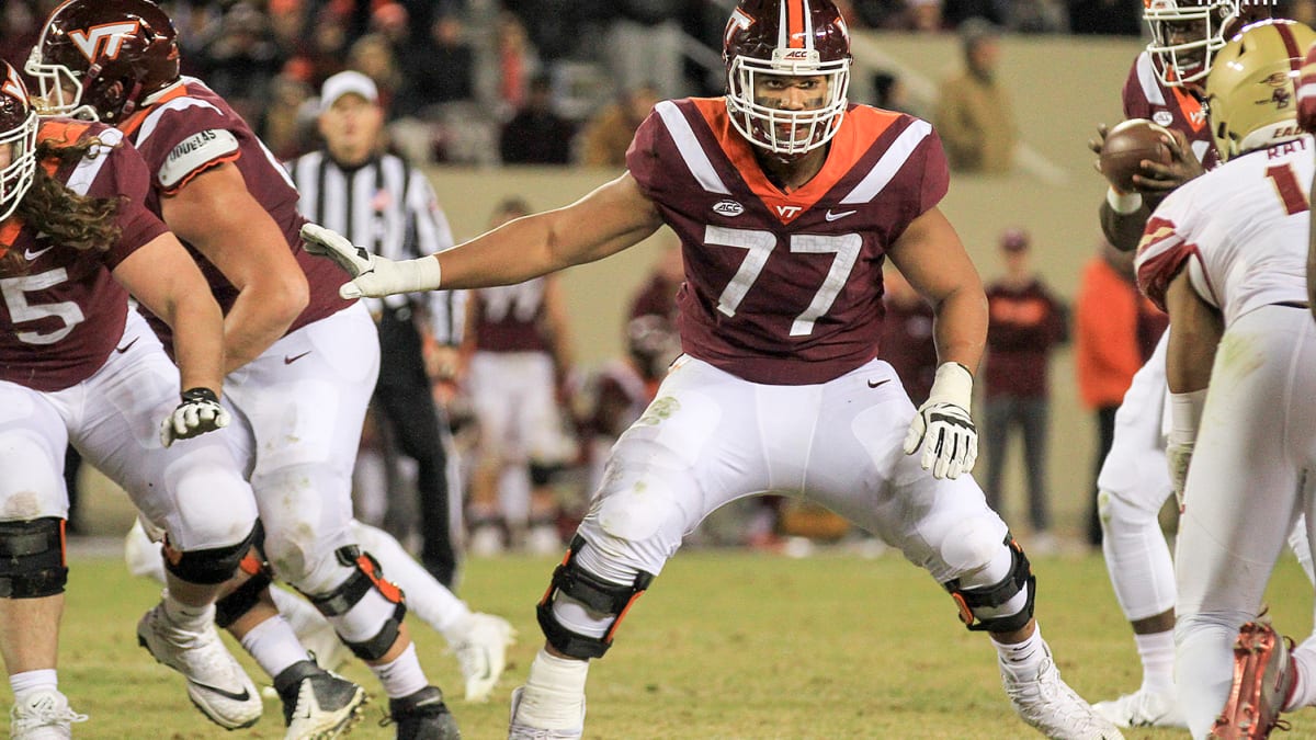 With the 23rd overall pick in the 2021 NFL Draft, the Minnesota Vikings  select Virginia Tech OT Christian Darrisaw. 