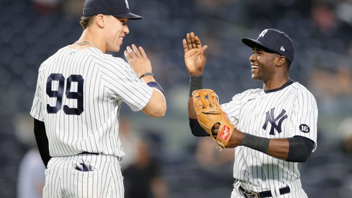 Aaron Boone gives his impression of Aaron Judge's three-home run night, 09/23/2023