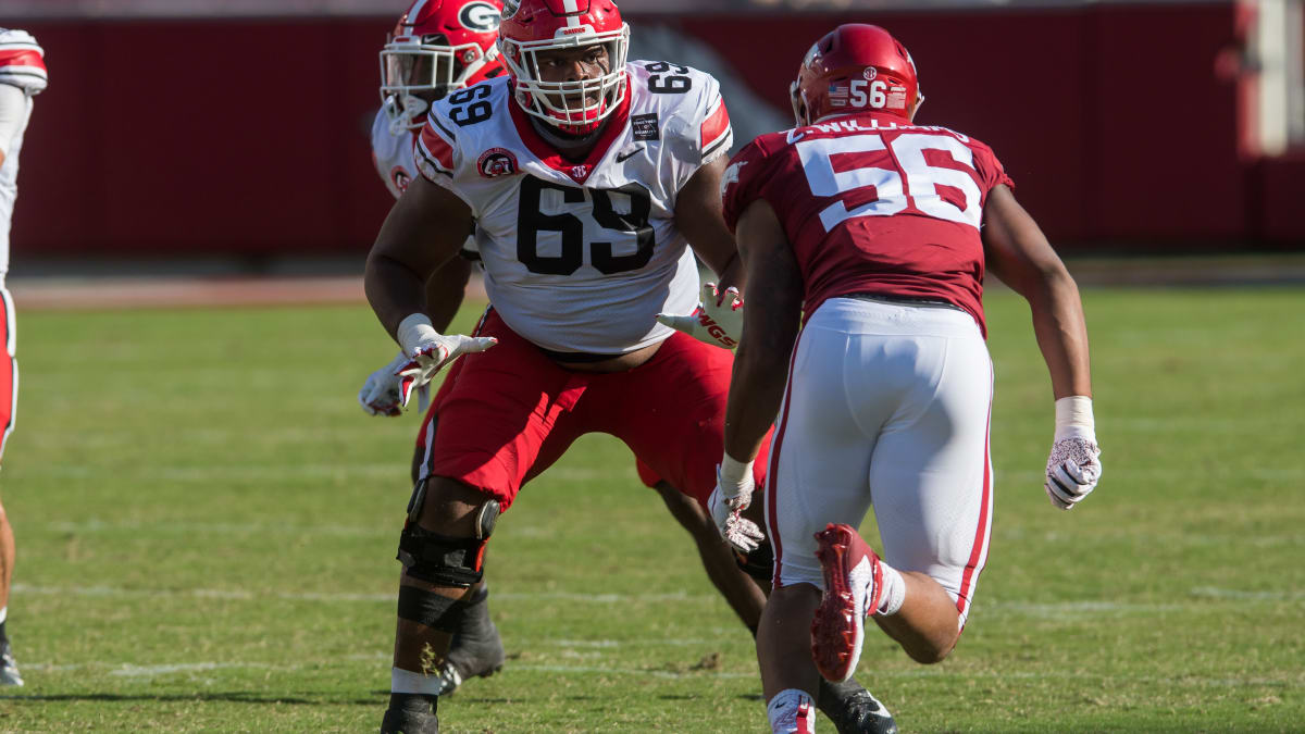 2022 NFL Draft: offensive lineman Jamaree Salyer, Georgia, Round 6