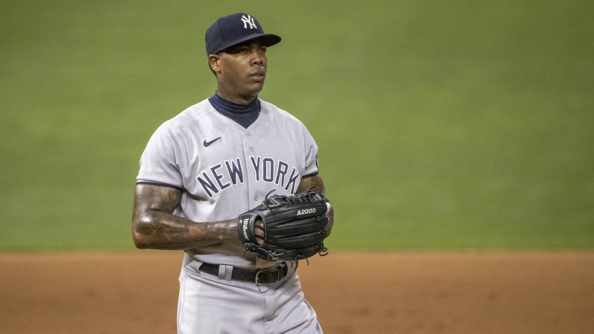 Is New York Yankees closer Aroldis Chapman the greatest left-handed  reliever ever? - Beyond the Box Score