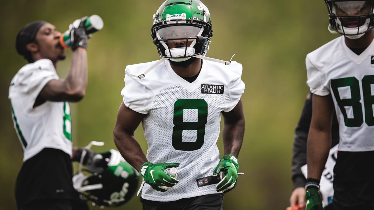 Jets WR Elijah Moore Sends Cryptic Tweets, Misses Thursday Practice