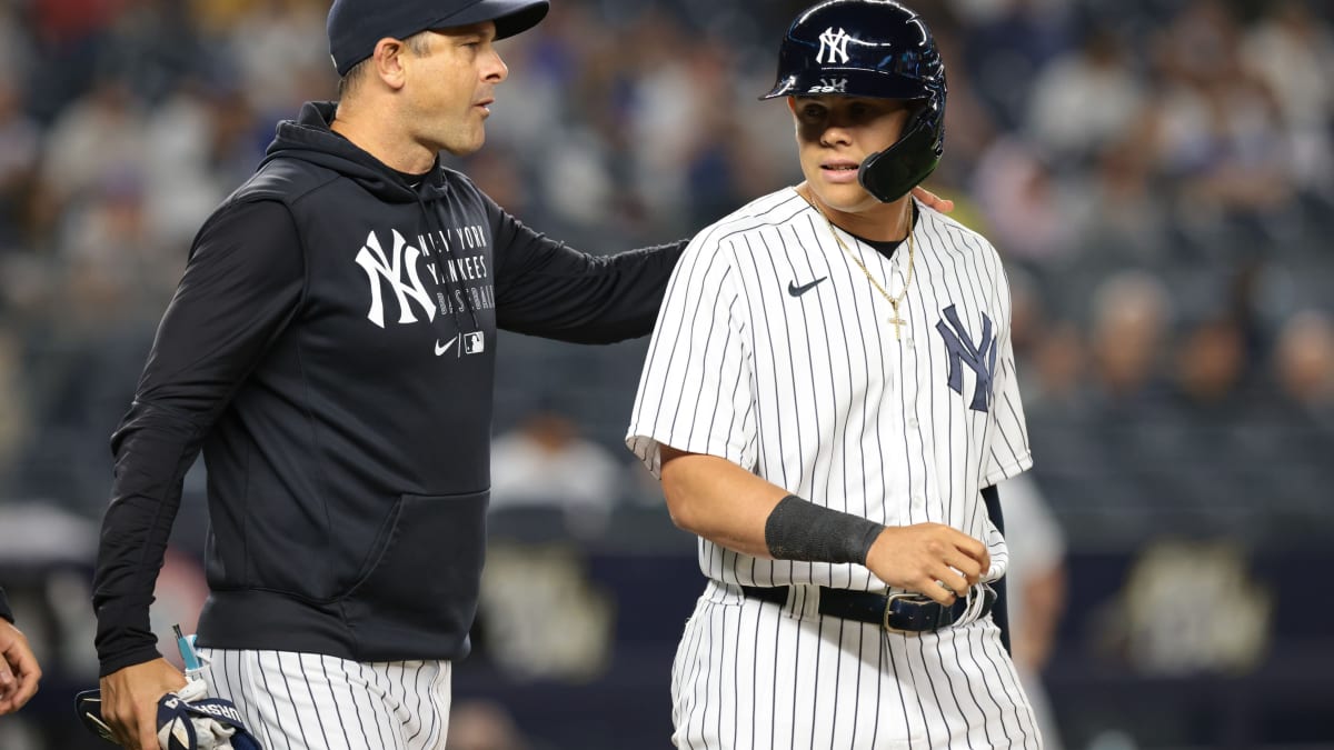 Gio Urshela out of Yankee lineup with sore shin