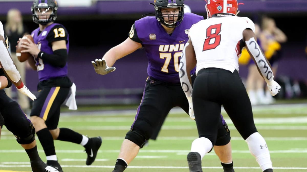 OL Trevor Penning (Northern Iowa) NFL Combine Press Conference