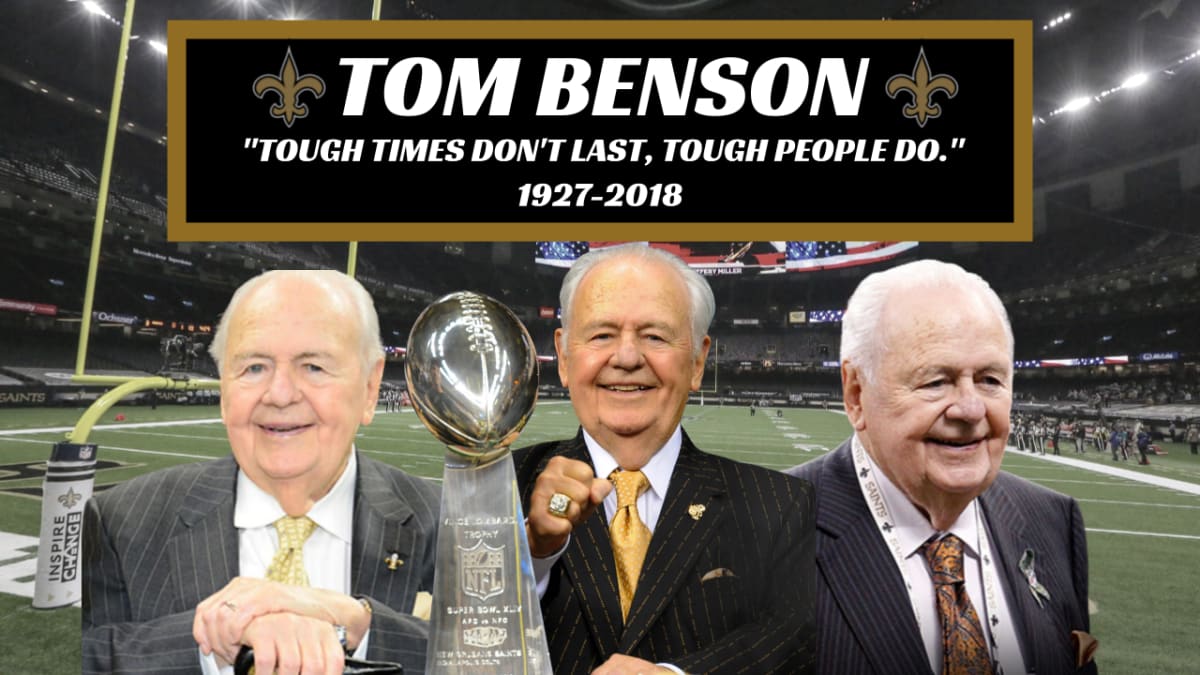 Thank you for the rivalry': Falcons honor Tom Benson during Saints game